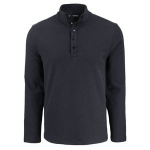 Cutter & Buck Hunts Point Eco Textured Fleece Recycled Mens Snap Pullover