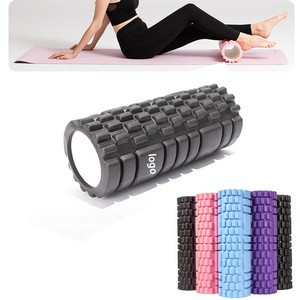 Professional EVA Yoga Foam Roller - Hollow Crescent Design with Bumps for Myofascial Release