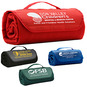 "Ready to Roll" Roll Up Fleece Blanket