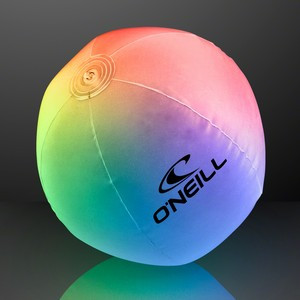Light Up Beach Ball w/Color Change LEDs - Domestic Print