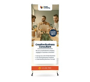 High Quality Small X-Banner Stand Package (24" x 63")