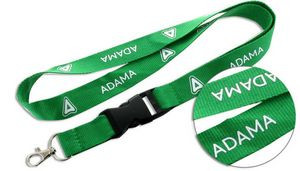 3/4" Buckle Release Premium Nylon Lanyard