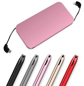 10000mah 2-in-1 slim Power Bank