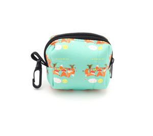 Pet Poop Waste Sublimation Bag Dispenser w/ Metal Carabiner