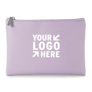 8 5/8¡± x 6 1/8¡± Leather Zipper Pouch