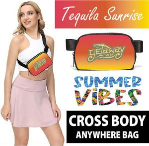 FULL COLOR Cross body zipper LULU belt bag