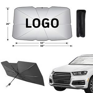 46" Foldable Car Windshield Umbrella Style Sun Shade