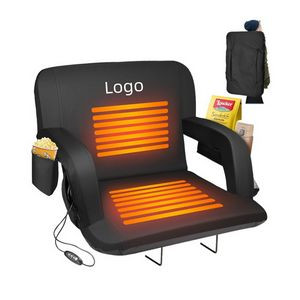 Heated Stadium Seats For Bleachers W/ Backrest-21"