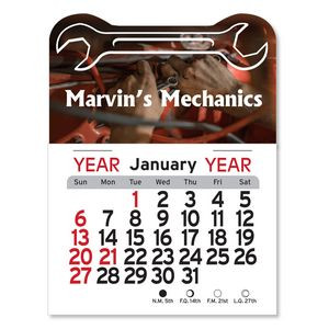 Wrench Peel-N-Stick® Calendar