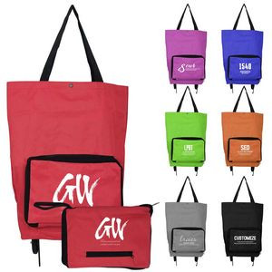 Collapsible Two-stage zipper Trolley Bags