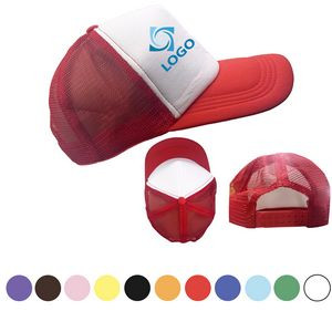 Mesh Trucker Caps w/ Foam Crown Full Color