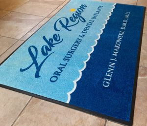 Indoor Logo Rug – Brand Diplomat Value Backing – 3' x 10'
