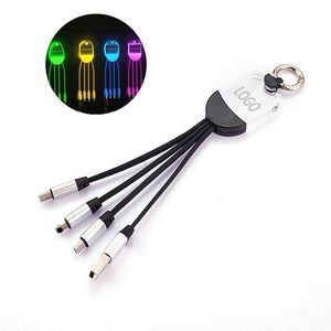 3-In-1 Acrylic Light-up USB Charging Cable