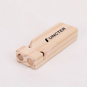 Wooden Train Whistle W/ Two Holes