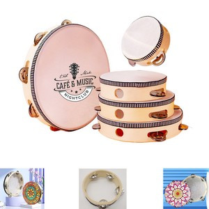 Multi-Size Wooden Tambourines