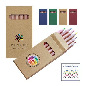 Jornikolor Six-Color Wooden Pencil Set in Box