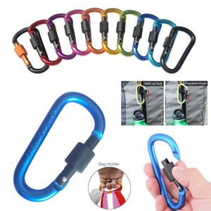 Aluminum Carabiner with Screw Lock