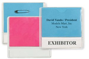 Vaccination Card Holder with safety pin