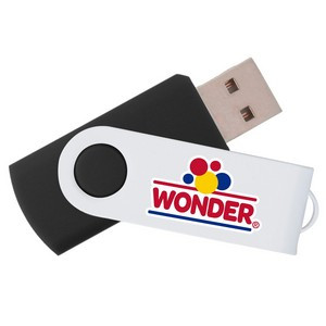 iClick® 3.0 White Swivel USB Flash Drive 64GB