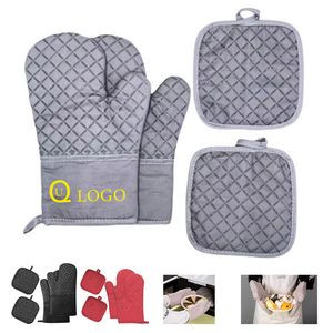 Baking Oven Gloves W/Pads