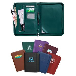 Deluxe Padfolio with Zipper(9 Colors)