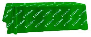 8 Foot Trade Show Table Throw/Cloth - 4 Sided
