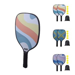 Hardcover Fiberglass Pickle Ball Set