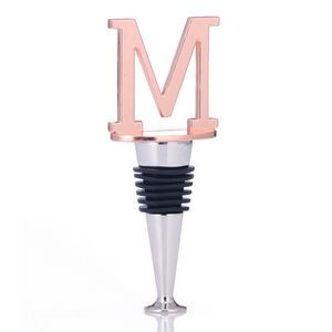 Metal Letter M Shape Reusable Wine Bottle Stoppers