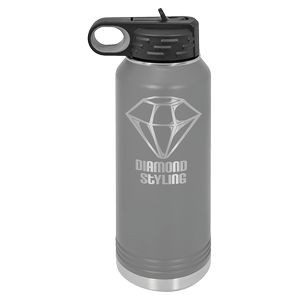 Polar Camel 32oz Dark Gray Stainless Steel Water Bottle