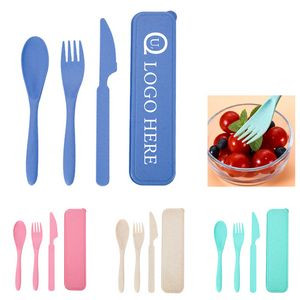 Eco-Friendly Wheat Straw Tableware Sets