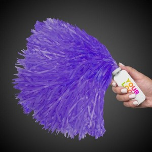 16" Purple Plastic Pom Pom