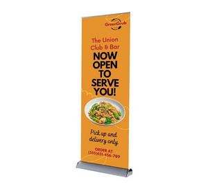 High Quality Retractable Banner Stands Package (24" x 78")