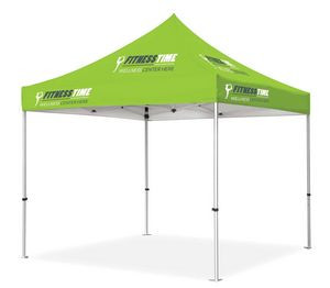 10x10ft Deluxe White Steel Frame Tent Kit