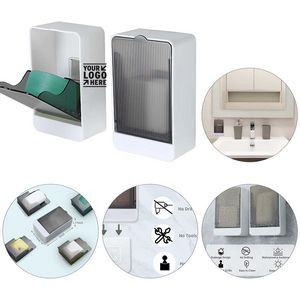 Kitchen Sink Bathtub Bathroom Waterproof Dustproof Drain Wall Mounted Shower Bar Soap Holder