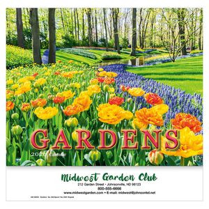 Gardens Wall Calendar: 2025 Stapled