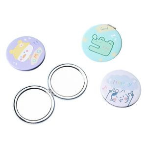 Round Shape Folding Compact Makeup Mirror