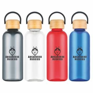 21 Oz. Water Bottle w/Bamboo Lid