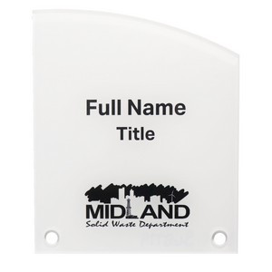 Acrylic Nameplates & Signs (30-34 Sq. Inches)