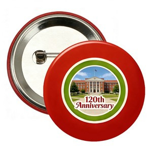 2" Round Button w/ Pin