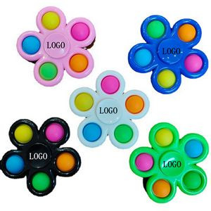 5 Fingers Toys Push Bubble Fidget Spinner