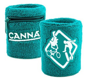 Cotton Zipper Wrist Pouch