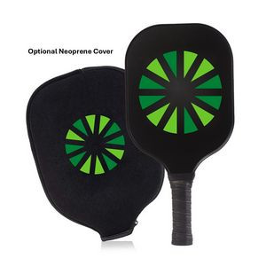Full Color Premium Fiberglass Pickleball Paddle with Optional Neoprene Paddle Cover