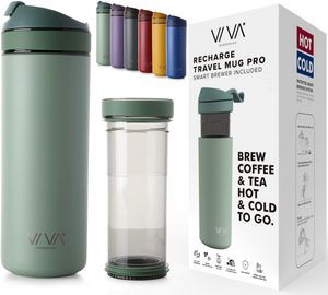 VIVA Recharge Pro Insulated Tea & Coffee Mug Tumbler 18oz