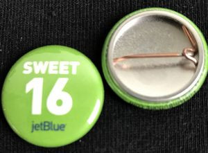 1" Round Button