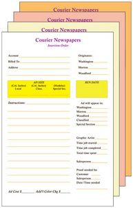 8.5" x 5.5" 4-Part Full Color Carbonless Forms