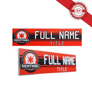 Nameplate w/Square Corners (8"x2") Rectangle