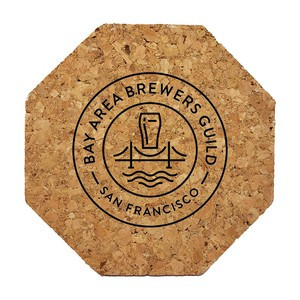 Octagon Cork Coaster