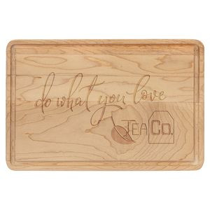 Maple Cutting Board with Drip Ring 9" x 6"