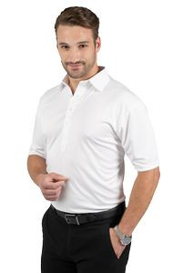Men's Bonded Collar Dress Polo
