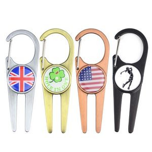 Metal Golf Divot Repair Tool